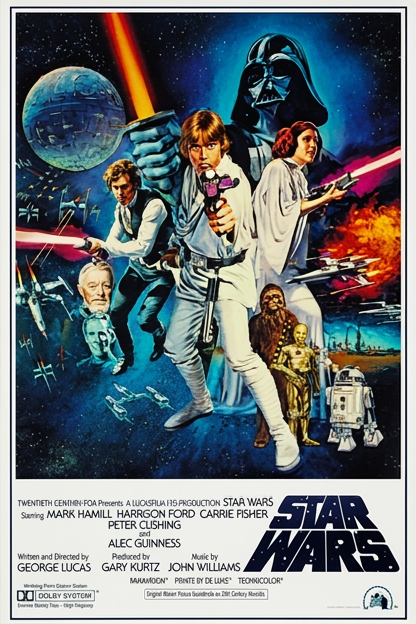 1977 "Style-C" Star Wars movie poster