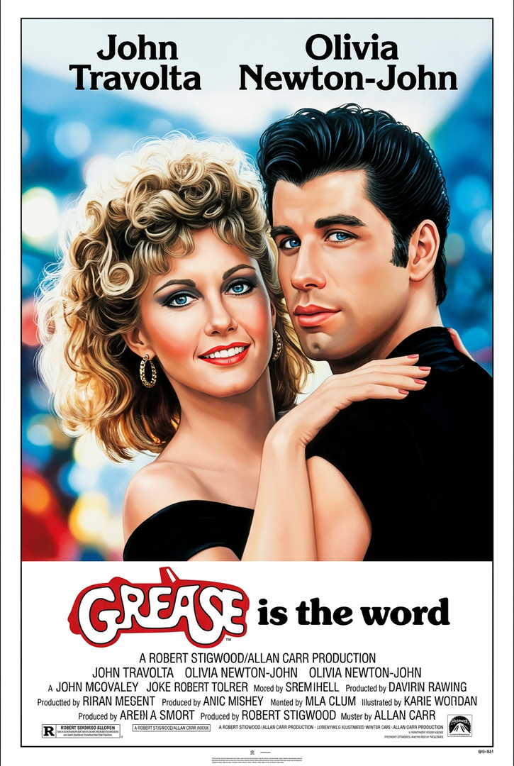 1978 American musical romantic comedy film Grease. 