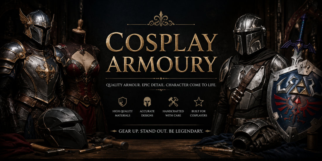 cosplay armoury banner