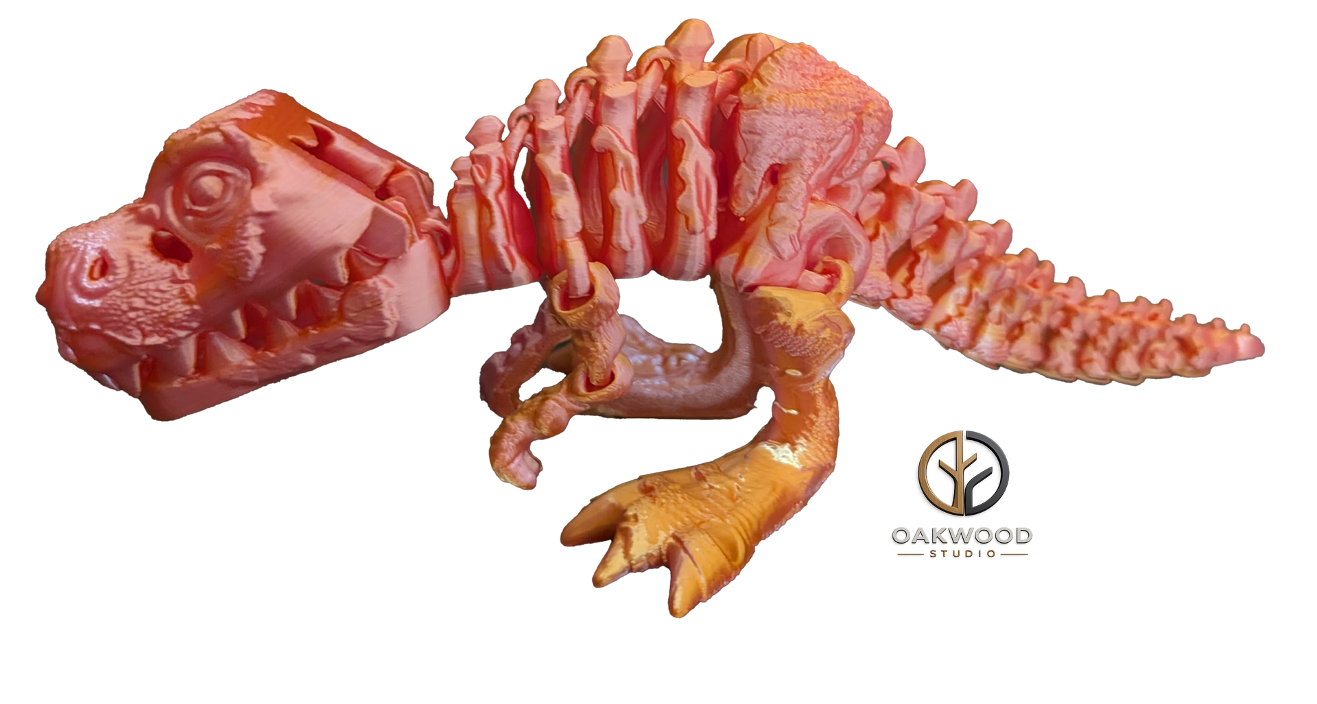 articulated T-Rex skeleton 