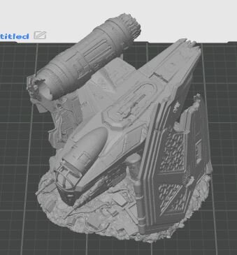 Remnants of Galactic Starship
