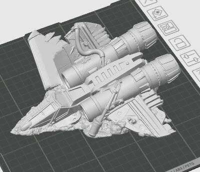 Ruined Starship -(x-wing)