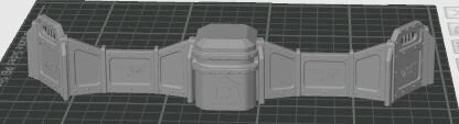 W40k 11th Edition wall bunker wall (C)