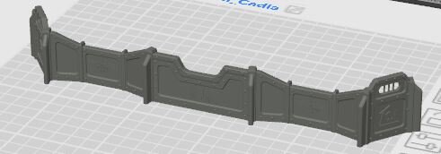 W40k 11th Edition wall bunker wall W-Dip (C)